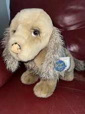 Vtg Playful Plush Chrisha Cocker Spaniel Puppy Dog Stuffed Animal 1988