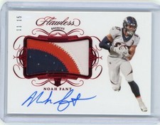 2019 Panini Flawless Ruby Rookie Patch Auto #RPA-NF Noah Fant #11/15