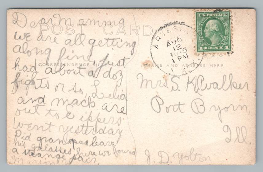 Penasco River Falls "Niagara of New Mexico" ELK NM Photo RPPC Postcard