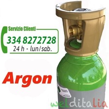 BOMBOLA ARGON 10 LITRI RICARICABILE  200 BAR  PUREZZA 99,9% CARICA