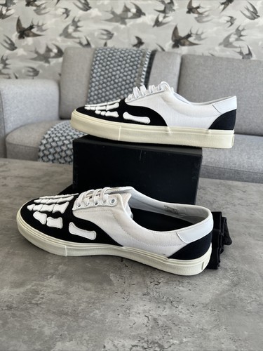 Amiri Trainers Skel Runner Low Top Sneaker Größe UK7 EU41 Amiri Skeleton Black - Bild 20 von 21