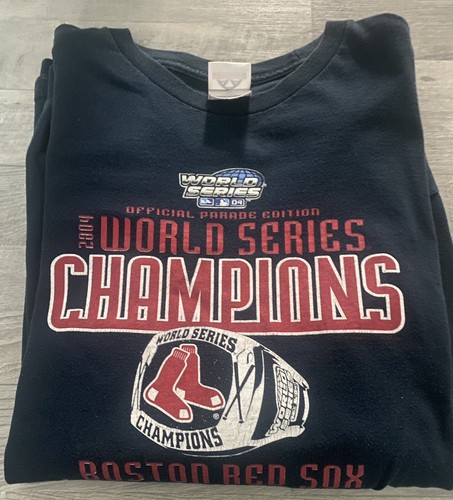 Boston Red Sox 2004 World Series Champions Long Sleeve 2XL T-Shirt - Picture 4 of 4