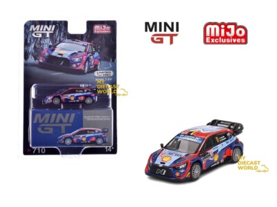 1/64 MINI GT #710 HYUNDAI i20 N RALLY1 2023 RALLY MONTECARLO 3rd PLACE#11