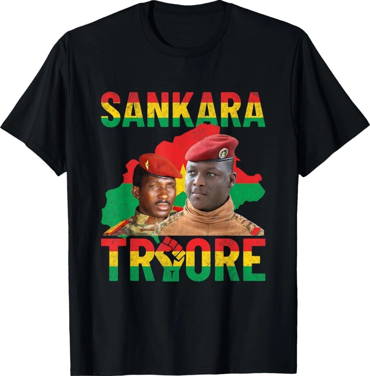 Thomas Sankara Burkina Faso Resistance Unisex T-Shirt - Ibrahim Traore Inspired