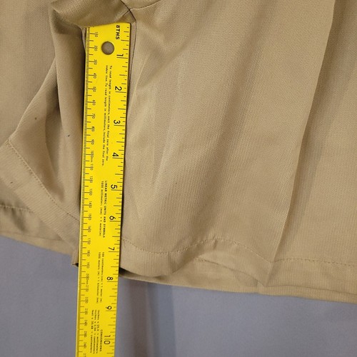 Dockers Men's Golf Shorts Mid Rise Pleated Front Tan Size 38 - Picture 4 of 11