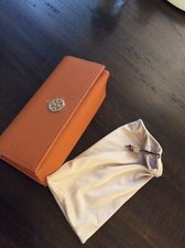 tory burch sunglasses case With Pouch New