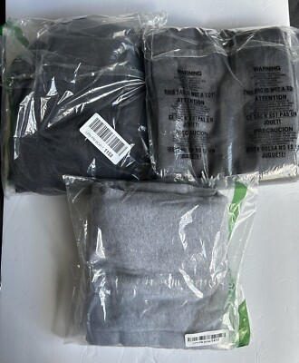 3 Pair Hanes Men Sweat Pants ComfortBlend EcoSmart Gym Workout Fleece,(2)XL (1)L