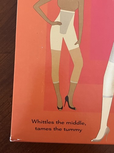 Spanx Sara Blakely Super High Footless Pantyhose Sz E Nude 1 #912 In Power Line - Picture 4 of 6