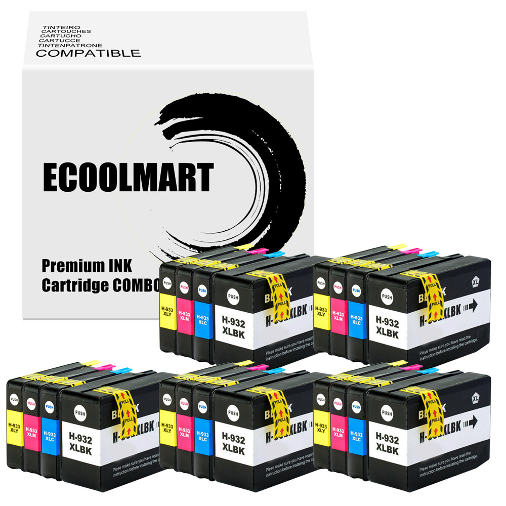 20PK Ink Cartridge replace for HP 932XL 933XL Officejet 6100 6700 7510 7612