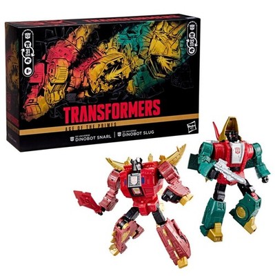 Transformers Age of the Primes Leader Class G2 Universe Dinobot Slug and Snarl