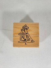 Craft Smart wood Rubber Stamp Christmas Holiday tree