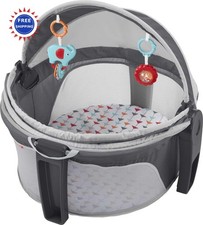Portable Bassinet On-The Go Baby Dome Travel Play Space Newborn Toys Canopy