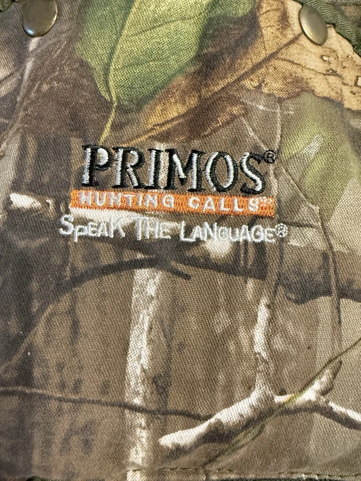 Chaleco Primos Speak The Language Turkey Realtree APG Camuflaje Asiento Almohadilla Juego Bolsa L/XL Foto 4 de 4