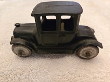 Vintage Cast Iron Toy Car – Early Automobile Style – Original Wheels
