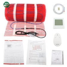 100 Sqft Electric Radiant Bathroom Kitchen Floor Heating System 120V NEW