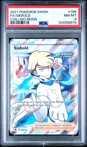 Siebold graded PSA 8 for sale on eBay