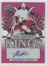 2022 Leaf Metal Draft Pink Prismatic 19/20 Zonovan Knight #TK-ZK1 Auto 8d2