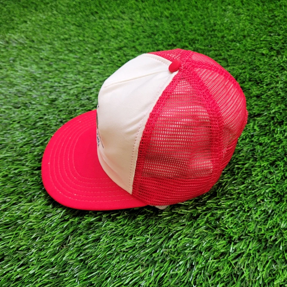 De colección 1985 Spuds MacKenzie Bud Light Trucker Sombrero Snapback Hecho en EE. UU. Años 80 Foto 3 de 4