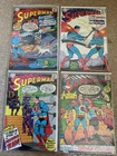 Vintage DC Silverage Superman Comics x 4 - #188 189 191 & 196 - 1966 High grade