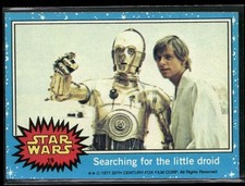 ⭐ 1977 Topps Star Wars Series 1 Luke C3PO Searching for the little droid #19 NM