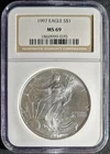 1997 American Silver Eagle 1oz ☆ MS-69 ☆ NGC Brown Label ☆ Free Shipping