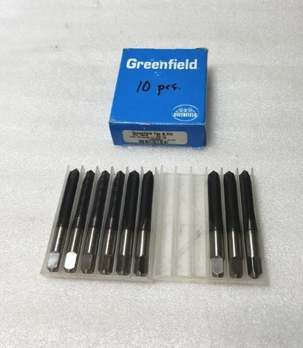 9 Pcs. - Greenfield 13313 3/8-24 NF H3 Gun Spiral Point Taps 5301 