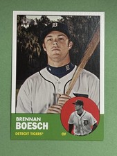 Brennan Boesch 2012 Topps Heritage Detroit Tigers #302   F432