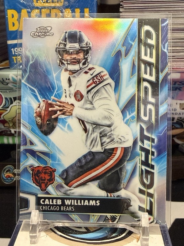 Topps Chrome Light Speed Caleb Williams #LS-4 Chicago Bears Insert 2025 TZ