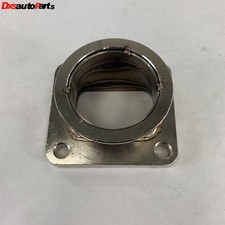 T4 4-bolt To 2.5 V-band Turbo Charger Flange Conversion Adapter Stainless Steel