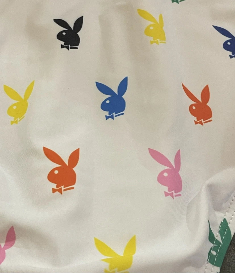 PLAYBOY x MISGUIDED Retro Estampado de Conejito Traje de Baño de Una Pieza Talla Pequeña Nunca Usado Foto 3 de 4
