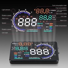 5.5inch Obd Ii Car Hud Head Up Display Dash Screen Digital Speedometer Projector