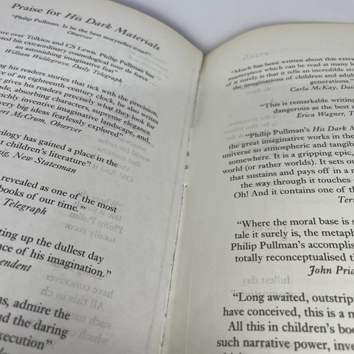 His Dark Materials Trilogy by Philip Pullman 2001 Hardcover Letter Of Acknowledg - Picture 9 of 10