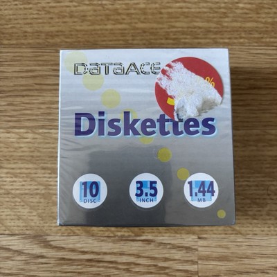 Dataace Disketten 10er Pack 3,5 Zoll 1,44MB formatiert für IBM Diskette - VERSIEGELT