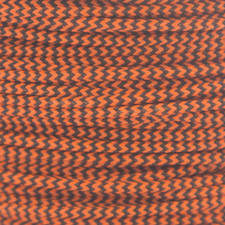 10' BCY Flo Orange & Black Speckled D Loop Material Bow String Bowstring Archery