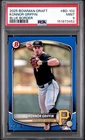 KONNOR GRIFFIN 2025 BOWMAN DRAFT BLUE BORDER PIRATES /150 Paper PSA 9 POP 1!