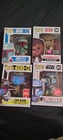 Funko Pop Star Wars Lot Cad Bane Flocked Chewbacca Paz Vizla Boba Fett
