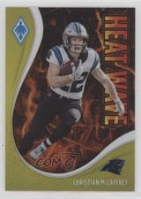 2021 Panini Phoenix Heat Wave Yellow 38/75 Christian McCaffrey #8 19di
