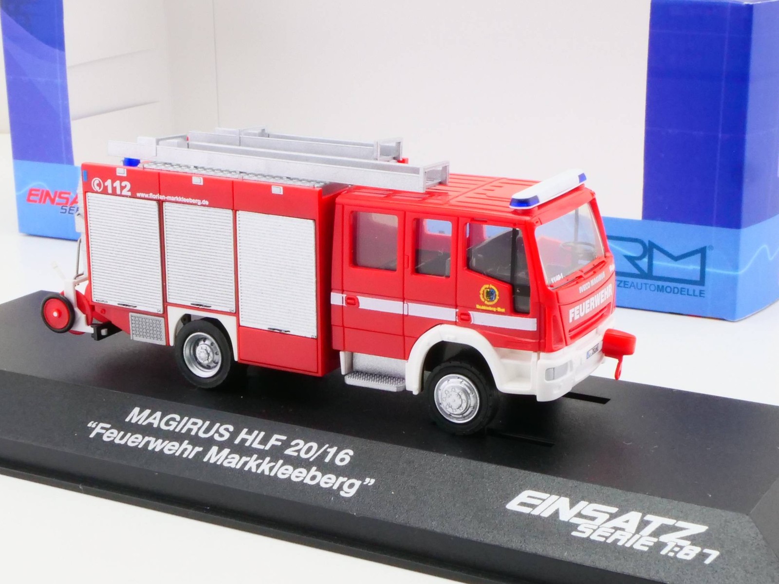 Rietze 61213 Magirus Hlf 20/16 Fw Markkleeberg 1:87 Mint! Ovp 1703-31-62