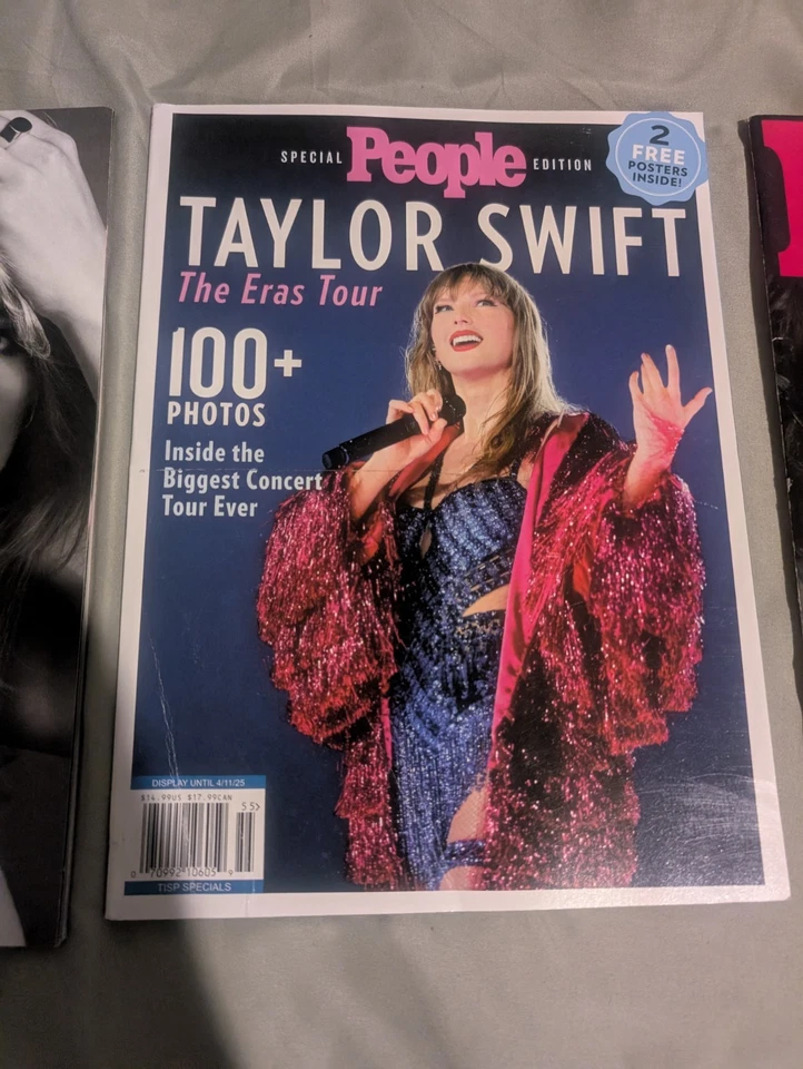 TAYLOR SWIFT Rolling Stones and People magazines bundle of 3 with fold up poster - Image 3 of 4