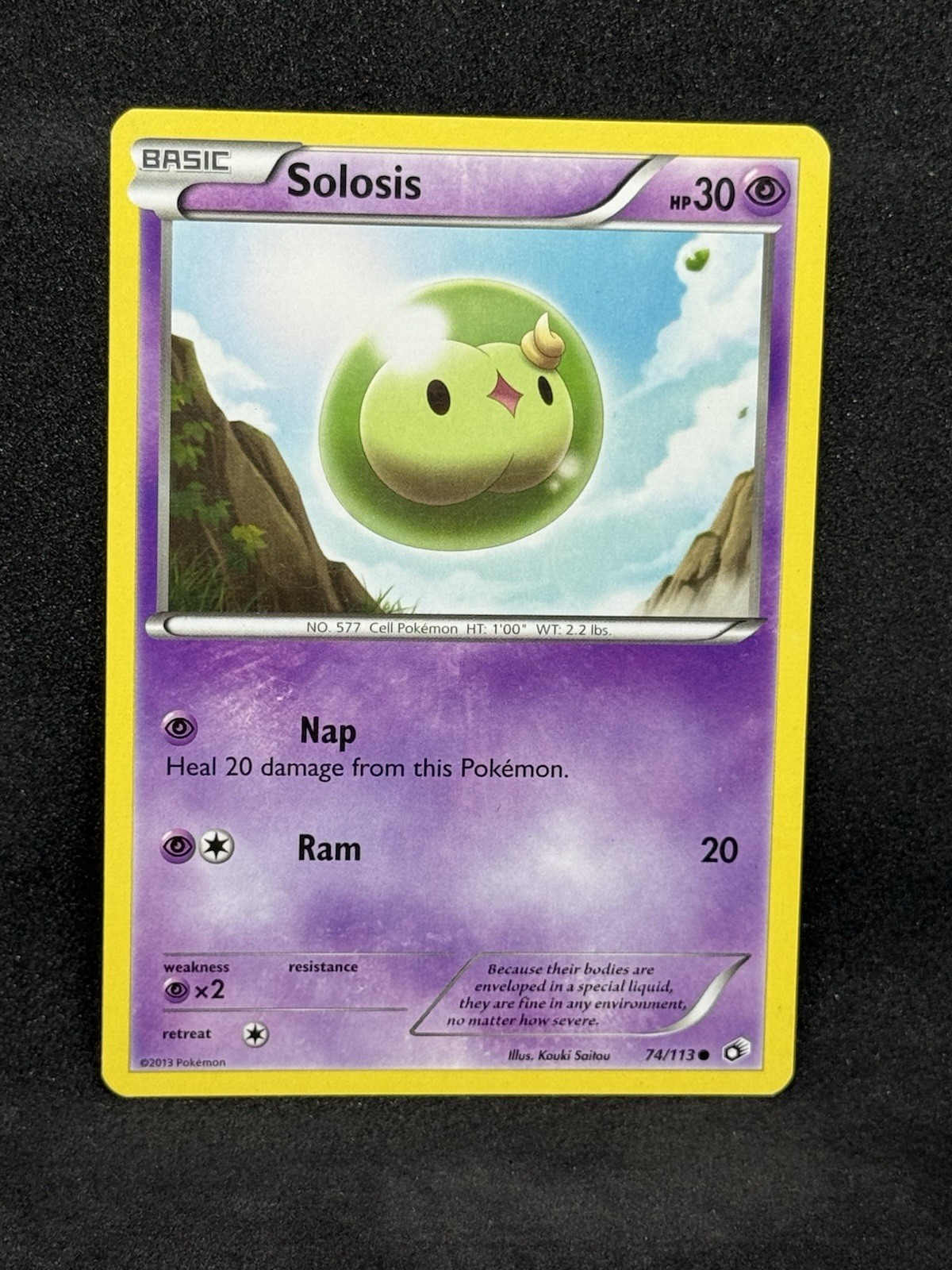 Pokemon TCG Legendary Treasures 74/113 - SOLOSIS, Unlimited Regular Common LP