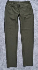 Pearl Izumi Cycling Vista Forest Green Lightweight Women's Pants Size 6