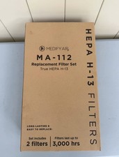 2 Original Medify Air MA-112 Replacement Filter Set True HEPA H-13 2 Filters