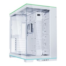 Lian Li O11D EVO RGB Tempered Glass ATX Mid-Tower Computer Case - White