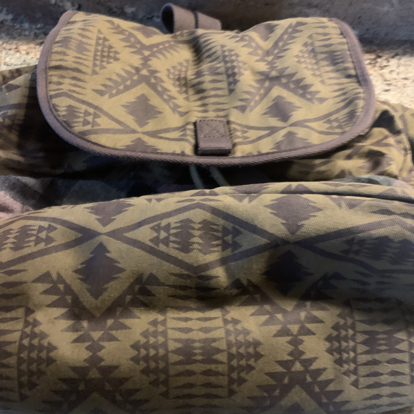 Pendleton Brown Multi Wool Canvas Western Cargo P… - image 2