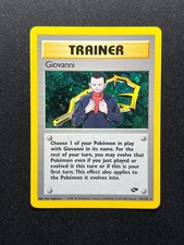 Pokemon TCG: Giovanni 18/132 Gym challenge holo rare 1999 WOTC vintage