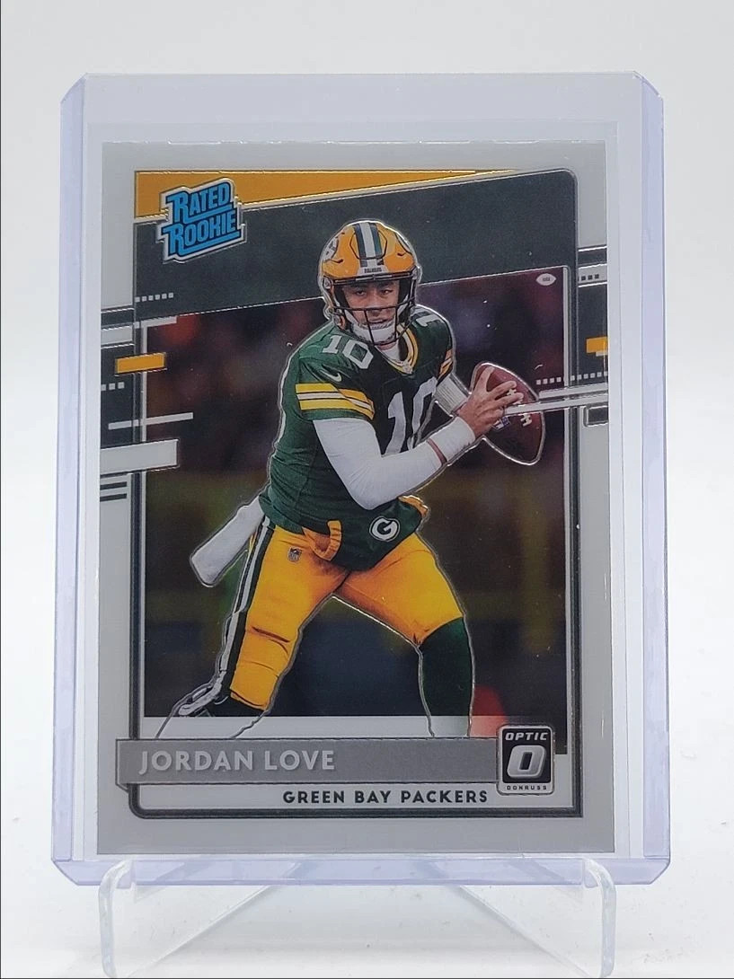 JORDAN LOVE 2020 DONRUSS OPTIC RATED ROOKIE FOOTBALL PACKERS RC Q6221