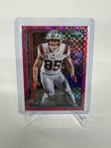 2025 Topps Chrome #1 Marvin Harrison Jr. Hot Pink X-Fractor