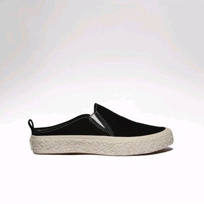 YMC London Canvas Black/White Slip On Trainers UK Size You Must Create