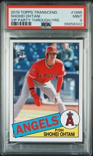2019 Topps Transcendent Vip Shohei Ohtani Through The Years #1985 /50 PSA 9