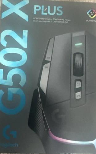 Logitech G502 X Plus Gaming Mouse w/ LightSync - 910-06160 - NEW SEALED!